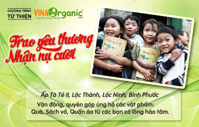 Băng rôn từ thiện  cho chương trình “Trao yêu thương nhận nụ cười”