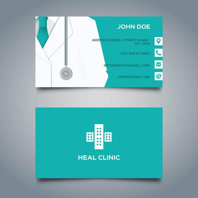 Name card bác sĩ của John Doe