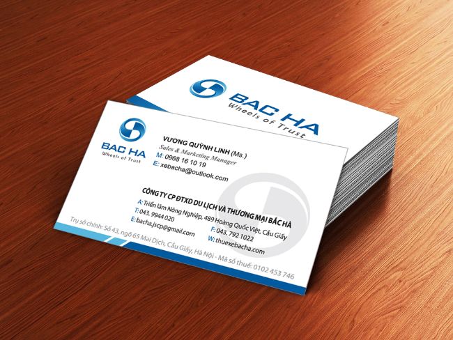 Name card của Bạc Hà