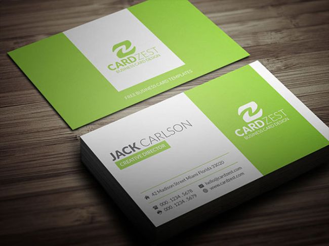 Name card của Card Zest