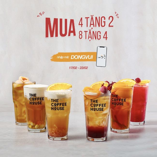 Mẫu voucher miễn phí của The Coffee House