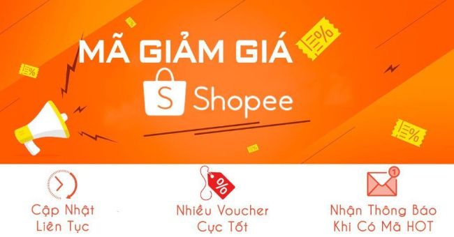 Mẫu voucher miễn phí của Shopee