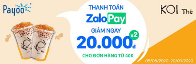 Mẫu voucher miễn phí của Payoo