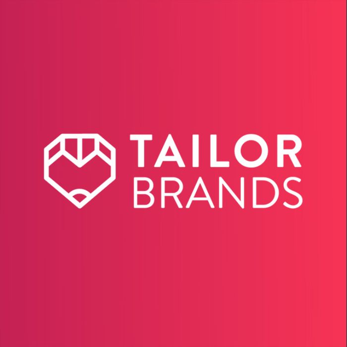 Trang web Tailorbrands có tích hợp cả công nghệ AI